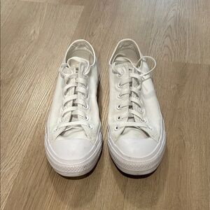 All White Converse